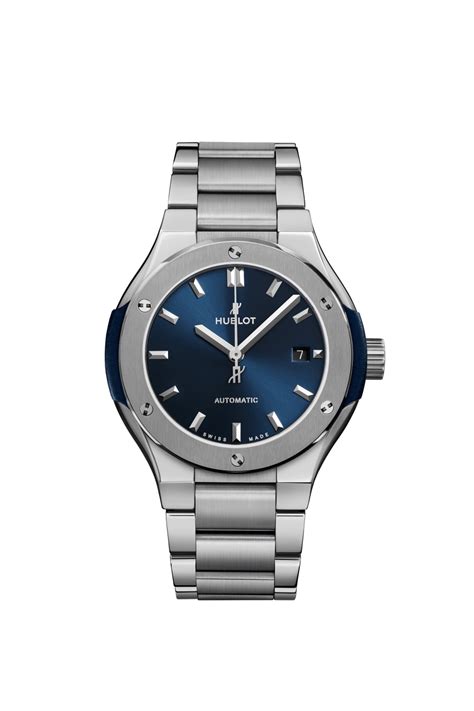 bracelet montre hublot classic fusion|Classic Fusion Blue Titanium Bracelet 33 mm .